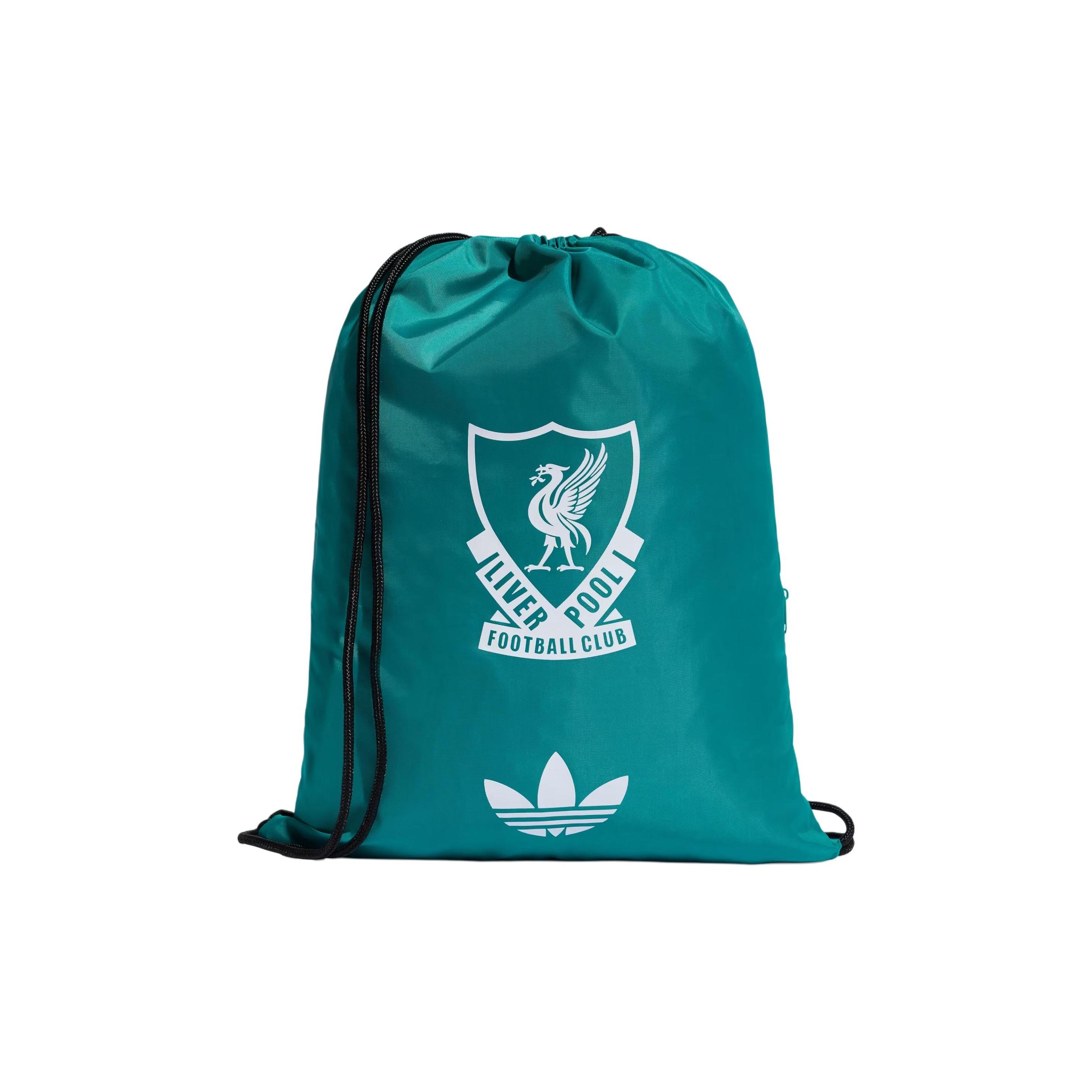 

Adidas Originals 15.93L Printed Team Logo Recycled Polyester Travel Storage Bag Unisex Bags Sea-Green White JZ5878 Sea Green & White