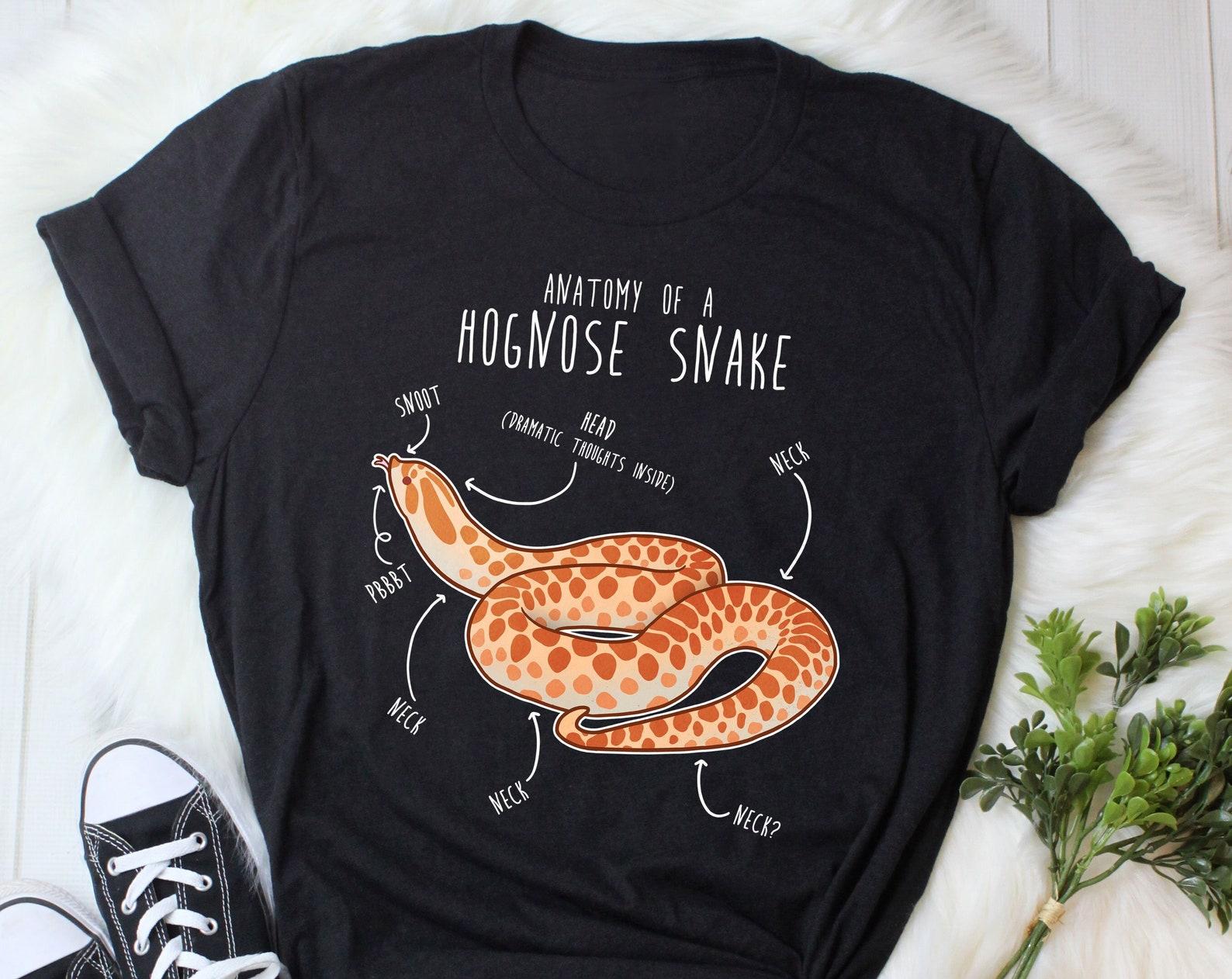 Albino Hognose Snake Shirt, , , Funny Reptile Tshirt, Snake Lover Gift, Reptile T-shirt, Cute Snake Tee Python Snake Mom Snake Dad 100