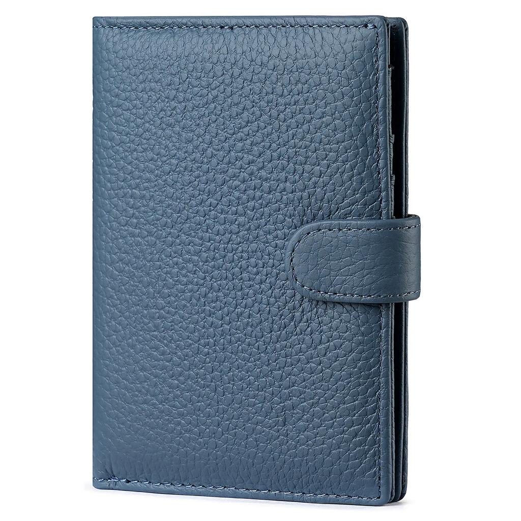 Genuine Leather Passport Holder Waterproof Rfid Blocking Travel Wallet Passport Covers Case with SIM card slot Passport Book