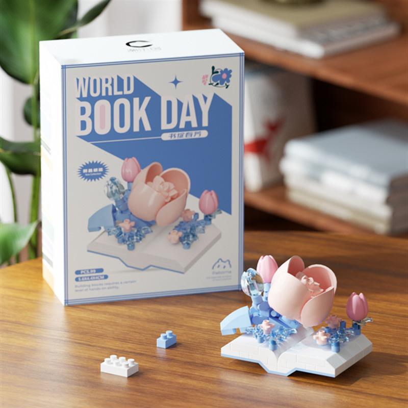 

Creative book fragrance blooms, books, succulent potted plants, children s puzzle building blocks, toys, fashionable ornaments No box