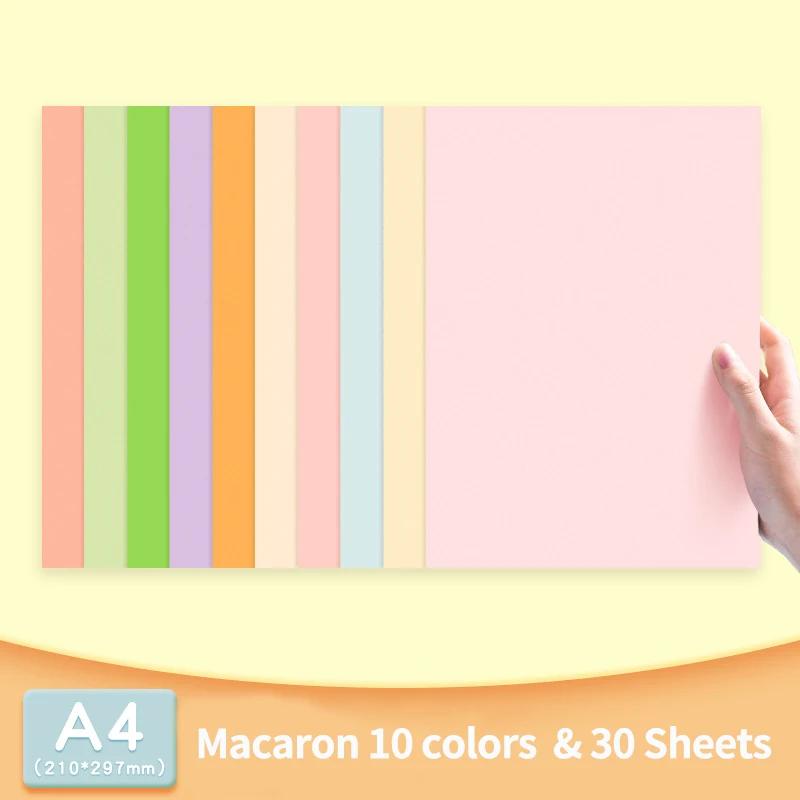 

A4 Colorful Scrapbooking Cardboard Paper Colored Cardstocks Background Matte Card for Handmade DIY Card Making Office Supplies