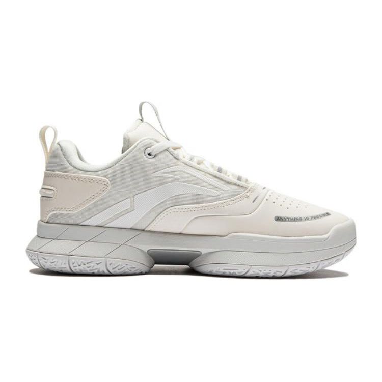 Li Ning Wind Shadow V1 Shock Absorbing Wear Resistant Low Top Kids Basketball Shoes Kids Basketball Shoes Cloud-White YKBT082-7