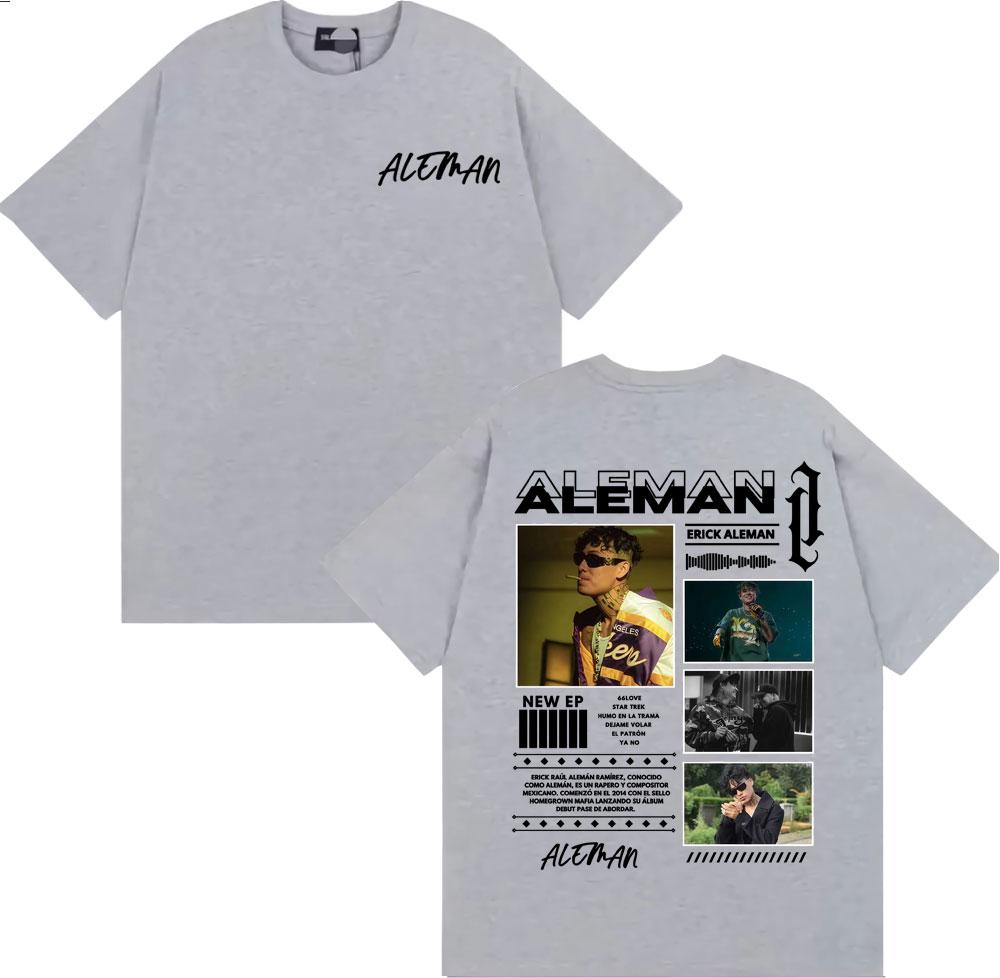 

Rapper Erick AleUnisex Album 2026 Tour T Shirts Unisexs Clothing Harajuku Streetwear Hip Hop Tshirts Cotton Casual Oversized Tshirt S