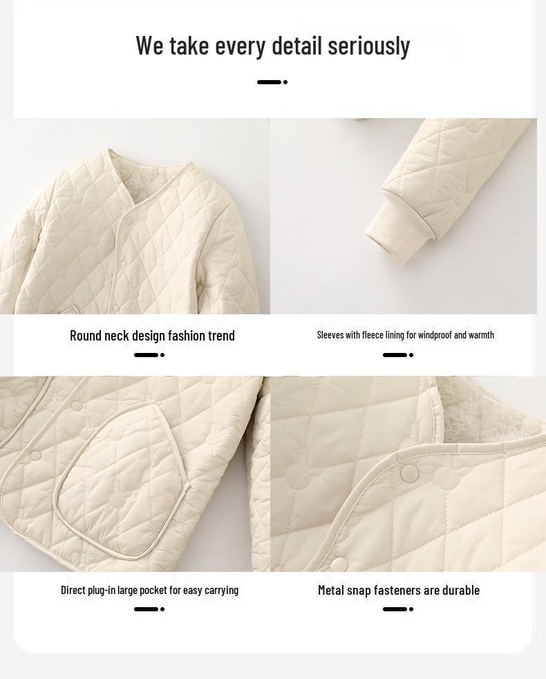 2025 Women's Winter Cotton Jacket: Cold-Proof, Fleece-Lined, Thickened Coat for Warmth and Comfort