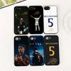 Cover for Samsung Galaxy S20 S22 S21 FE Ultra Plus A07 A17 A15 A16 A25 A57 A37 Phone Case Soccer No 5 B-Bellinghams Football No5