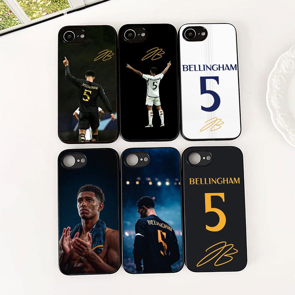 Cover for Samsung Galaxy S20 S22 S21 FE Ultra Plus A07 A17 A15 A16 A25 A57 A37 Phone Case Soccer No 5 B-Bellinghams Football No5
