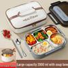 304 Stainless Steel Compartment Bento Lunch Box