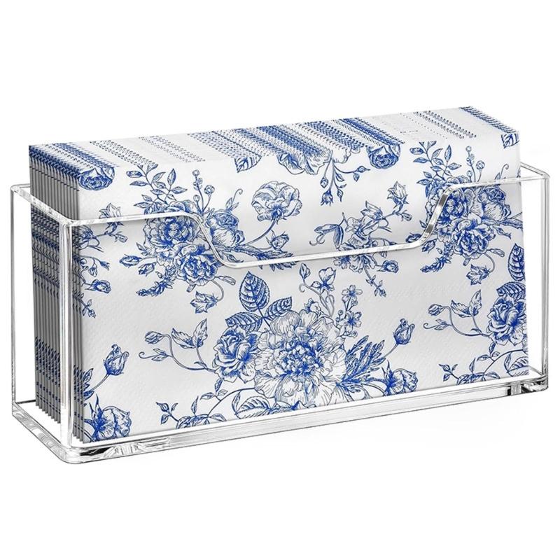 Acrylic Tabletop Napkin Holder For Modern Dining And Kitchen Countertops Organization Paper Towel Storage Stand