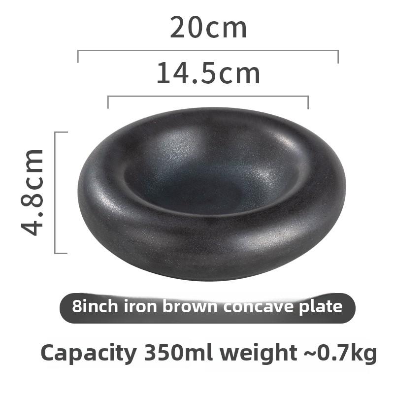 Molecular Gastronomy Tableware Appetizer Plate Sashimi Plate Creative Restaurant Circular Insulation Ceramic Dessert Plates