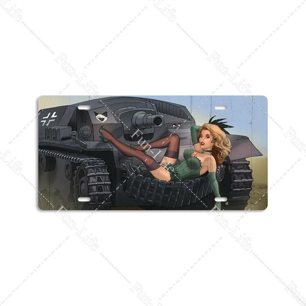 Beauty Vintage Metal Poster Airplane Retro Tinplate Compact Car Tin Signs Board Home Pub Bar Cafe Garage Wall Decor 15x30 cm
