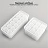 WTEMPO Spring Summer Ice Cube Making Mols DIY Silicone Epoxy Resin Mold Multi-Slot Organizers Casting Molds