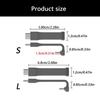 Type C Fast Charging Cable for Smartphones Laptops USB C Flat Cable 40Gbps Data 8K/60Hz Video 60W/100W/240W Charging