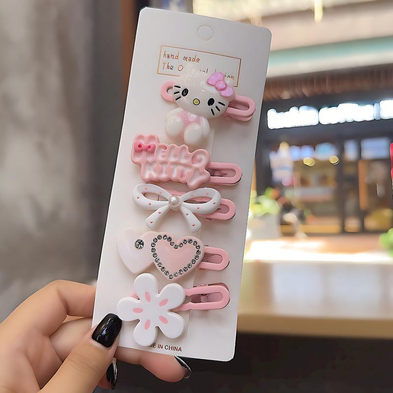Children'S Hairpin Bag Cloth, Duck Bill Clip Cloth, Bow Root, Princess Hairpin, Cute Little Flower Girl Hair Accessories