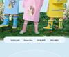 Children's Cartoon Rain Poncho with Backpack Slot for Kids