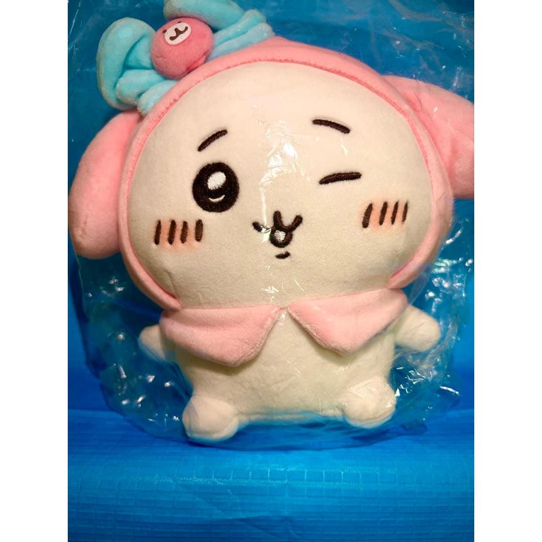 Chikawa x Sanrio Characters Plush Toy S (Chikawa/My Melody) Unused