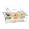 Handon Transparent 3-Compartment Food Container
