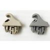Car Gray/Beige Interior Sun Visor Clip Holder Hook Bracket Hanger for Mitsubishi Pajero Montero MK3 2000-2006 MR779704 MR779705