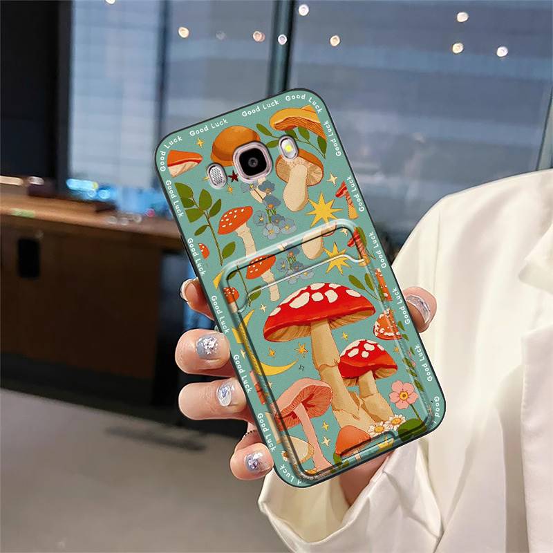 Full wrap Card bag Phone Case For Samsung Galaxy J510/J5 2016/J5108 Dirt-resistant Anti-dust Cartoon Durable Shockproof