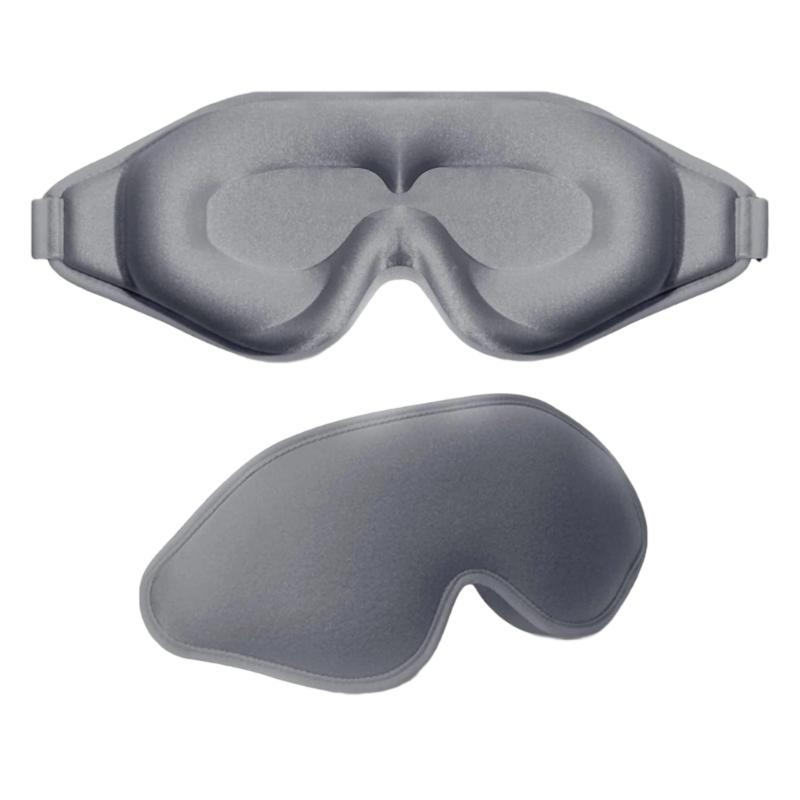 Premium Memory Foam Eye Masks With Full Coverage 3D Design Blocks 99% Light Ideal For Long Flight And Sensitive Sleepers