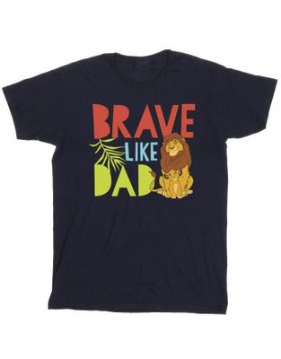 Mens The Lion King Brave Like Dad T-Shirt
