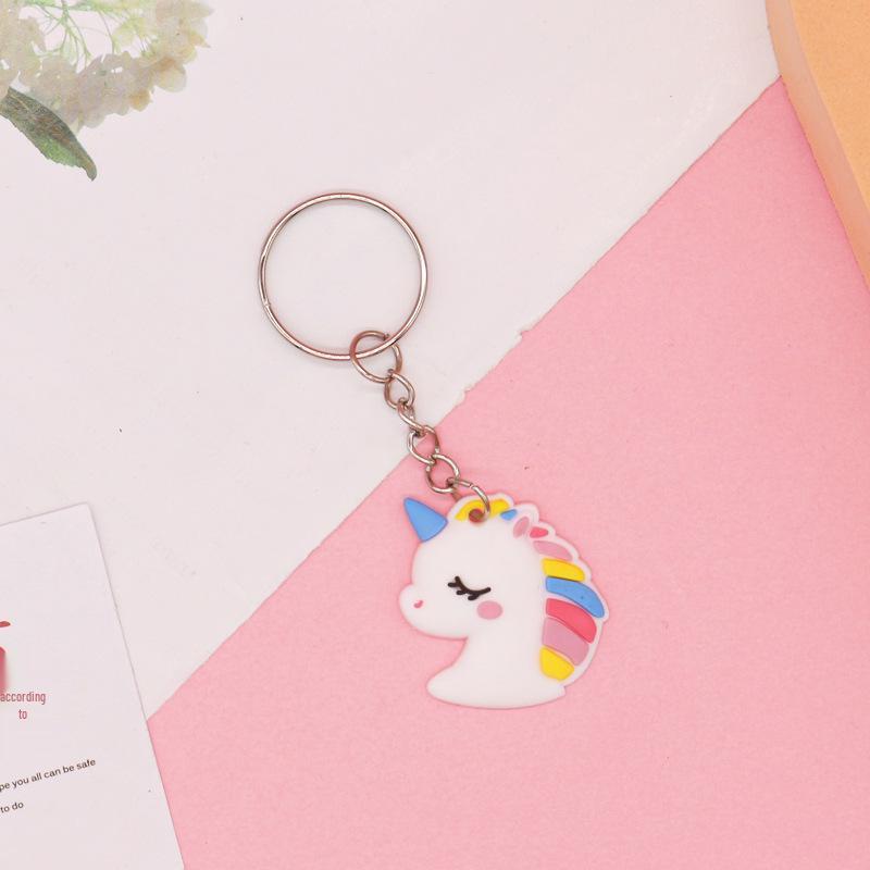 Cartoon Silicone Keychain Keyring - Soft PVC Rubber Key Hanger