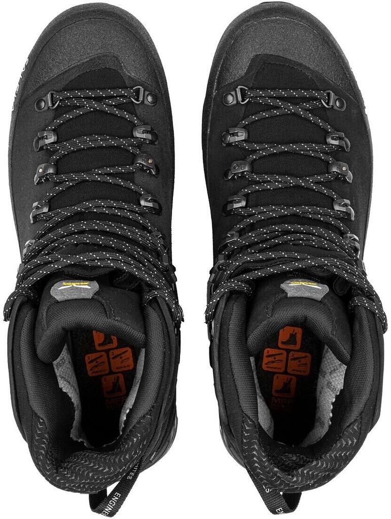 Hiking Shoes Salewa Ortles Ascent Mid GTX (61408) Black Black/black