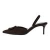 ZARA Fashionable Minimalist Commuter Decorative Soft Effect Stiletto Heels Women Heels Brown 12234510-38