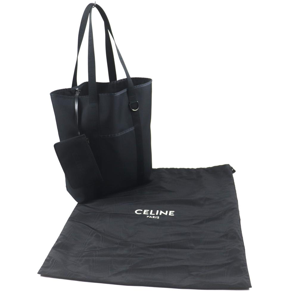 Excellent CELINE Tote Bag Trekking Vertical Hippo Includes logo pouch mens 11008 Used