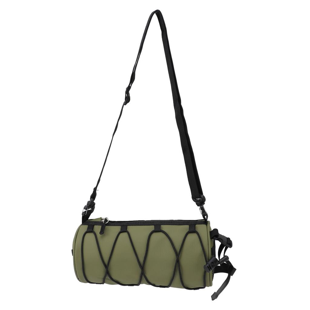 Sac de Cadre Avant de Vélo Multifonctionnel Grande Capacité Forme Cylindrique Pliant Tube Supérieur Sac de Vélo Vélo