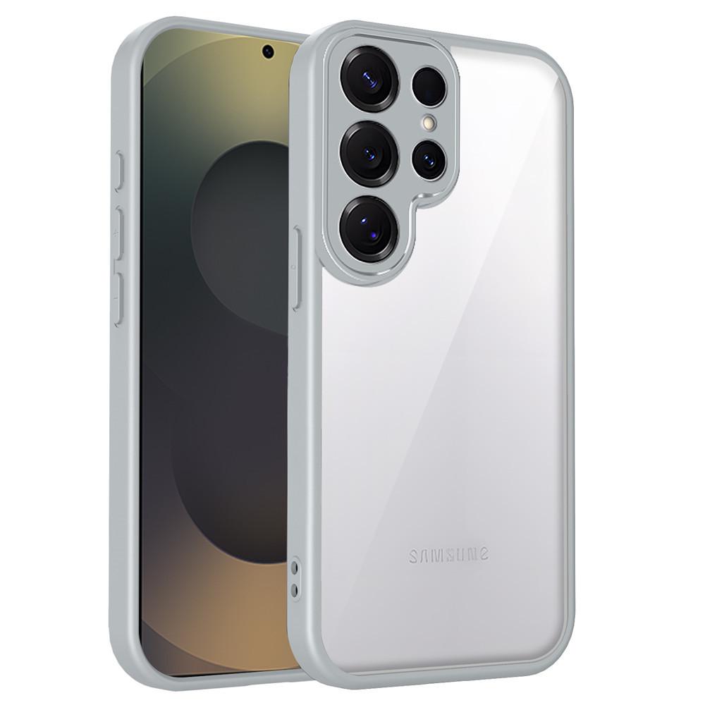 

Противоударный чехол для телефона Armor для Samsung S25 S24 S23 S22 Ultra Plus S20 S21 FE Edge Роскошный Матовый Акриловый Прозрачный Жесткий Прозрачный Чехол For Samsung S25Edge