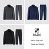 MONTAGUT Men's Casual Sport Tracksuit with Stand-Collar Sweatshirt