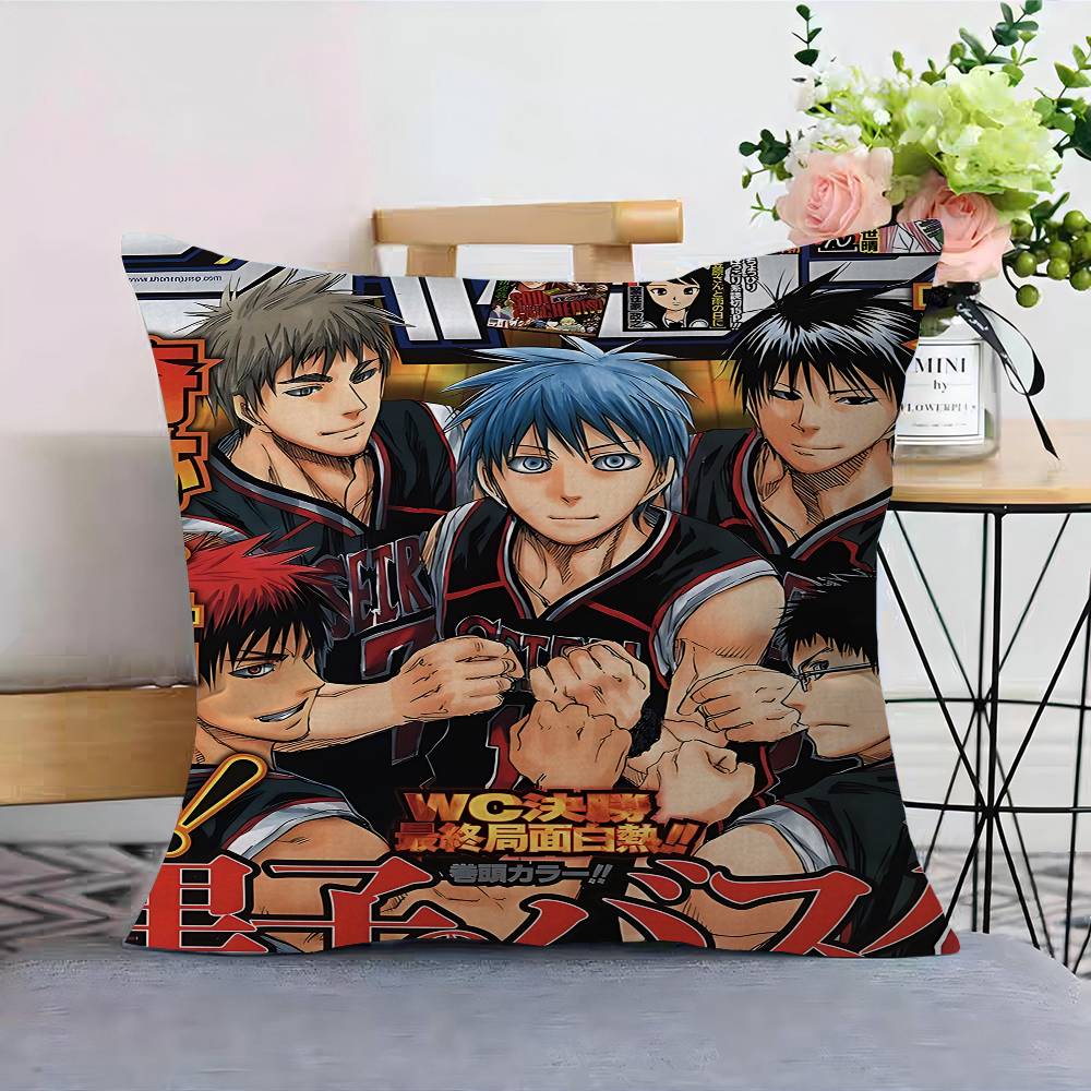 Anime Kurokos Basketball Pillow Anime Pillow Sofa Bed Head Pillow Cover Cushion Cover 45x45 Cm Fashion