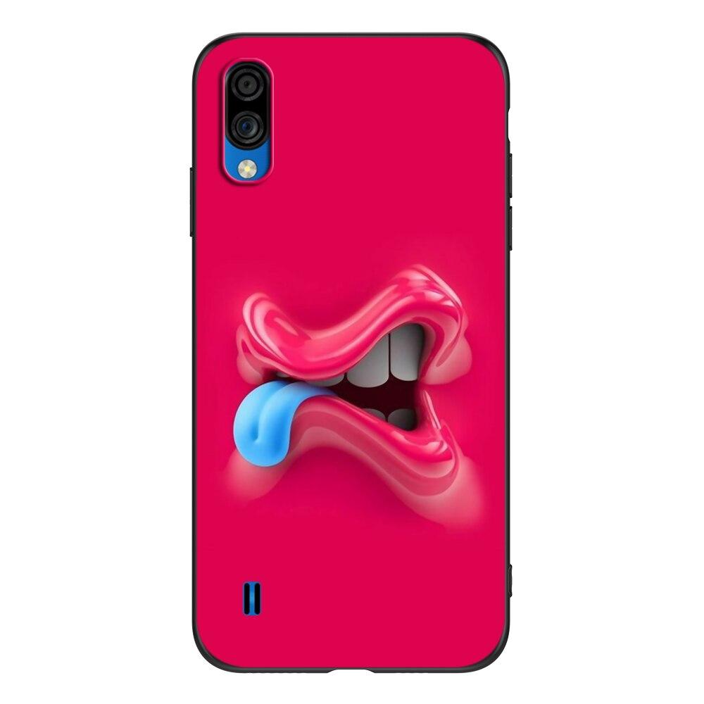 Hülle für ZTE Blade A5 2020 Hülle Handy-Rückseite Hülle Schwarze TPU-Hülle süß lustig