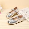 Girls' Mary Jane Soft Sole Leather Ballet Moccasins with Bow for Spring/Autumn 2026