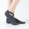 Ballet Style Non-slip Gel Yoga Socks, Cotton Five-Toe Sports Socks