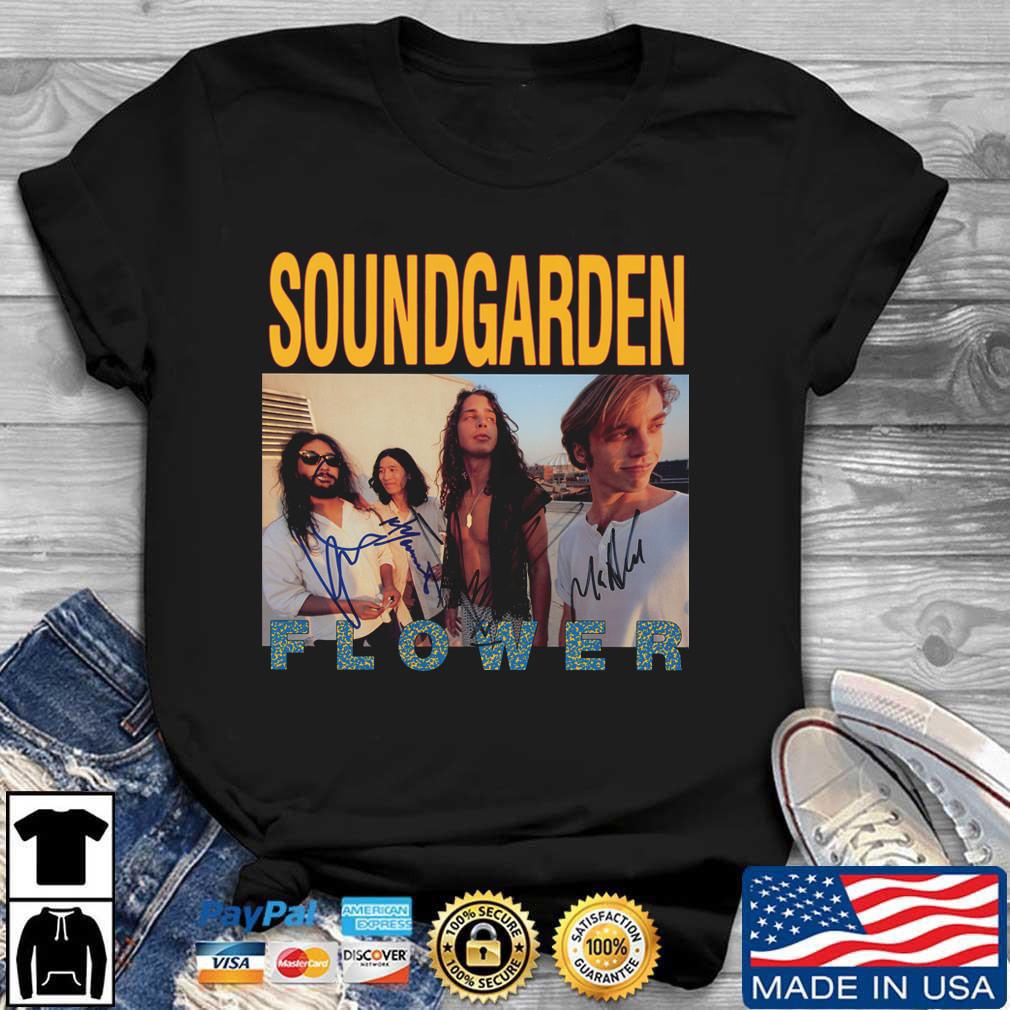 Rare SoundGarden Band Signature Cotton Unisex Shirt Size S234XL Black NZ293 S