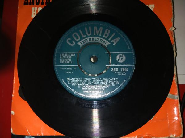 

7inch Record MOE WECHSLER Another Honky Tonk Piano Party SEG7967 Columbia 1959 UK CountryFolk Used