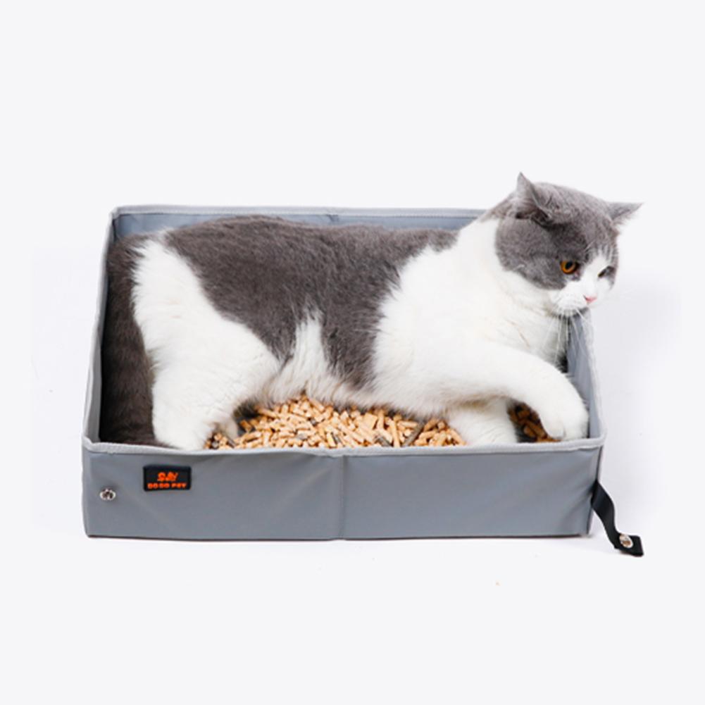 Buy Waterproof Outdoor Foldable Cat Litter Box Dog Toilet Tray Folding