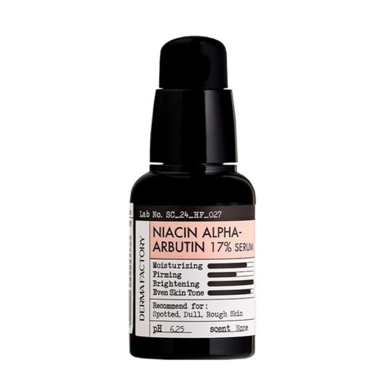 The Derma Factory Niacinamide Alpha-Arbutin 17% Brightening Serum – 30ml