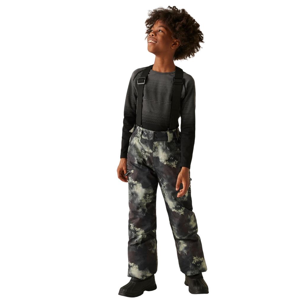 Childrens/Kids Pow II Waterproof Distressed Ski Trousers