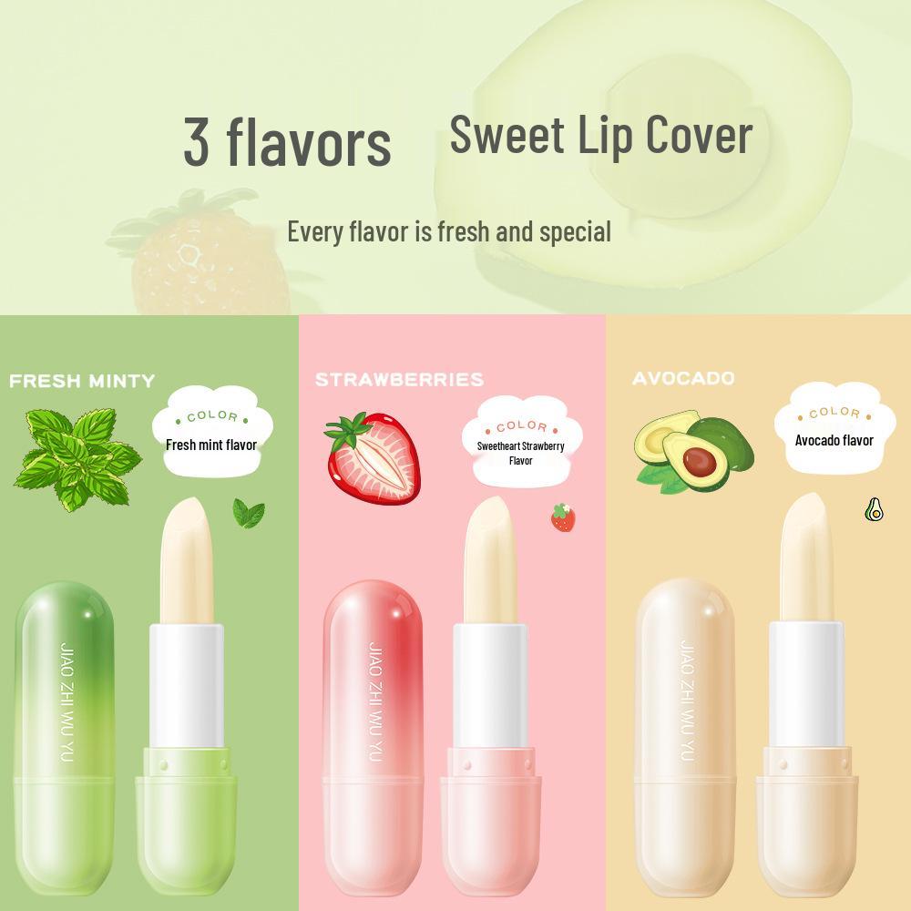 Jiao Zhi Wu Yu Hydrating Lip Balm Gift Set: Moisturizes, Fades Lip Lines.