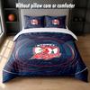 Sydney Roosters Design Bed Bedding Set 1 Duvet Cover + 2 Pillowcases Soft Breathable Household Bed Linens