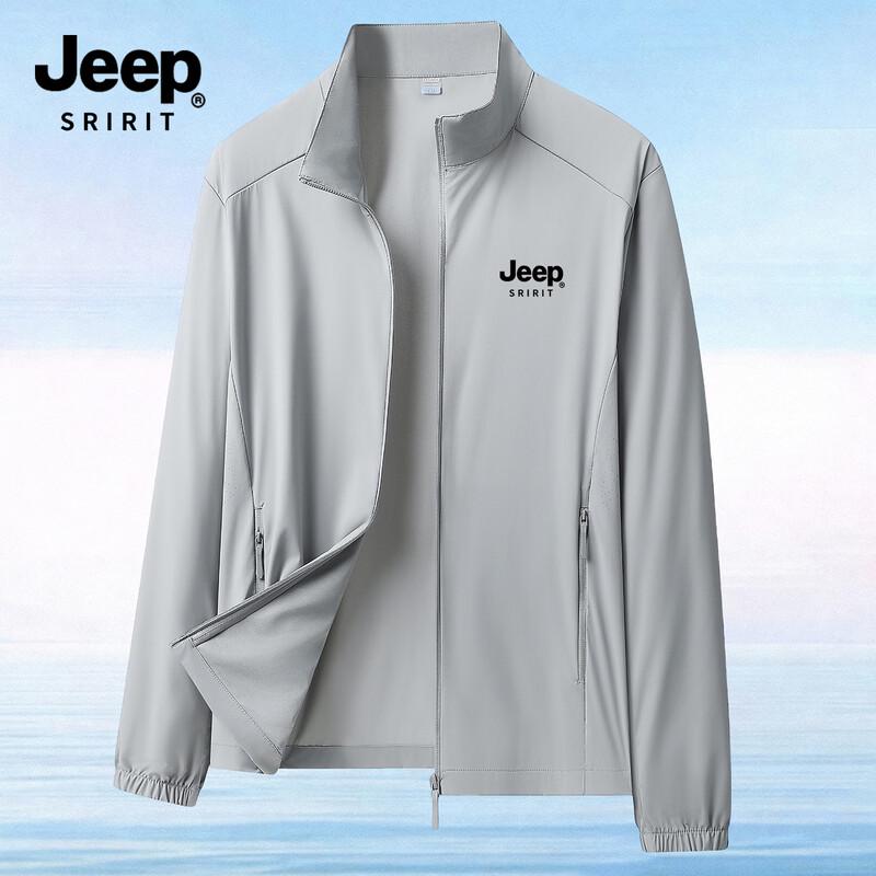 

Мужская куртка JEEP SPIRIT из ледяного шелка с защитой от солнца UPF50+ 7XL