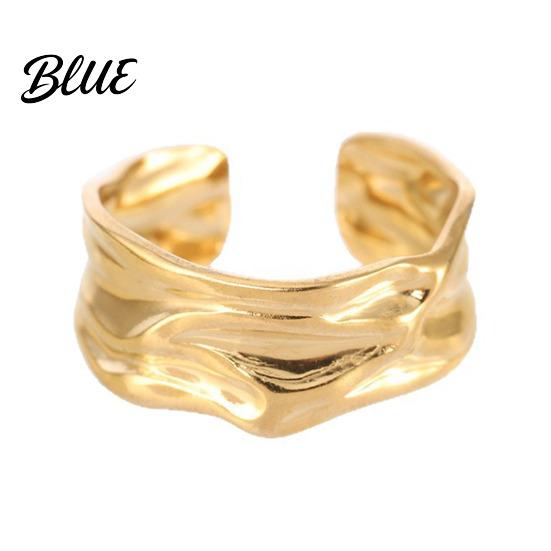 Elegant Open Band Ring Adjustable Lightweight Comfortable to Wear Anti-Oxidation