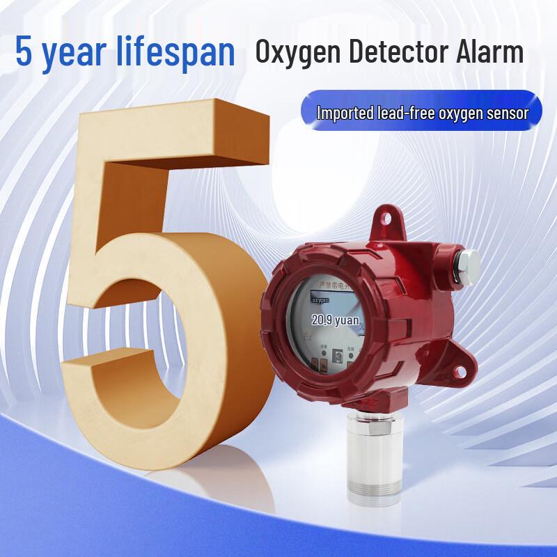 EDKORS Industrial Oxygen Gas Detector (CN Version)