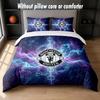Manchester United Diseño Juego de Cama Ropa de Cama 1 Funda Nórdica + 2 Fundas de Almohada Suave Transpirable Ropa de Cama para el Hogar