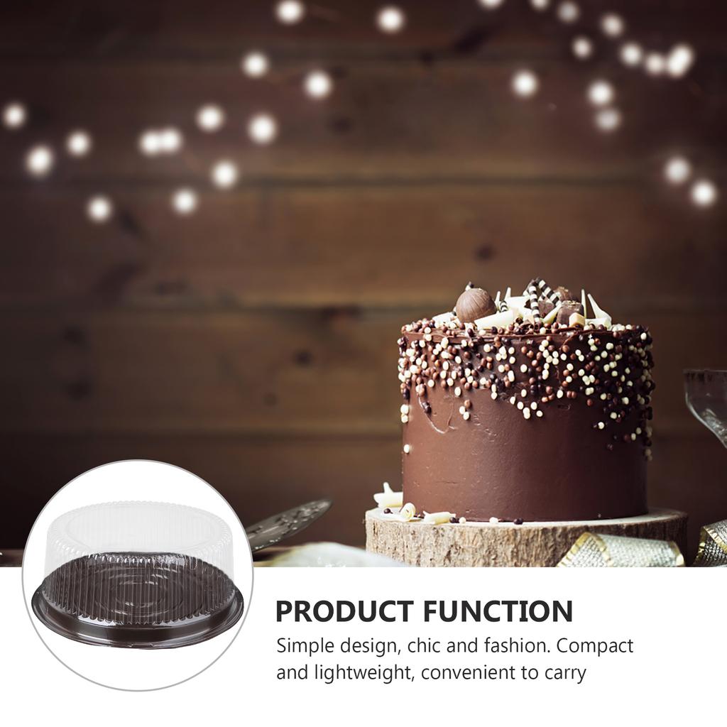 10Pcs 8 Inch Transparent Plastic Cake Pastries Box Cupcake Muffin Dome Holders Cases Boxes Cups