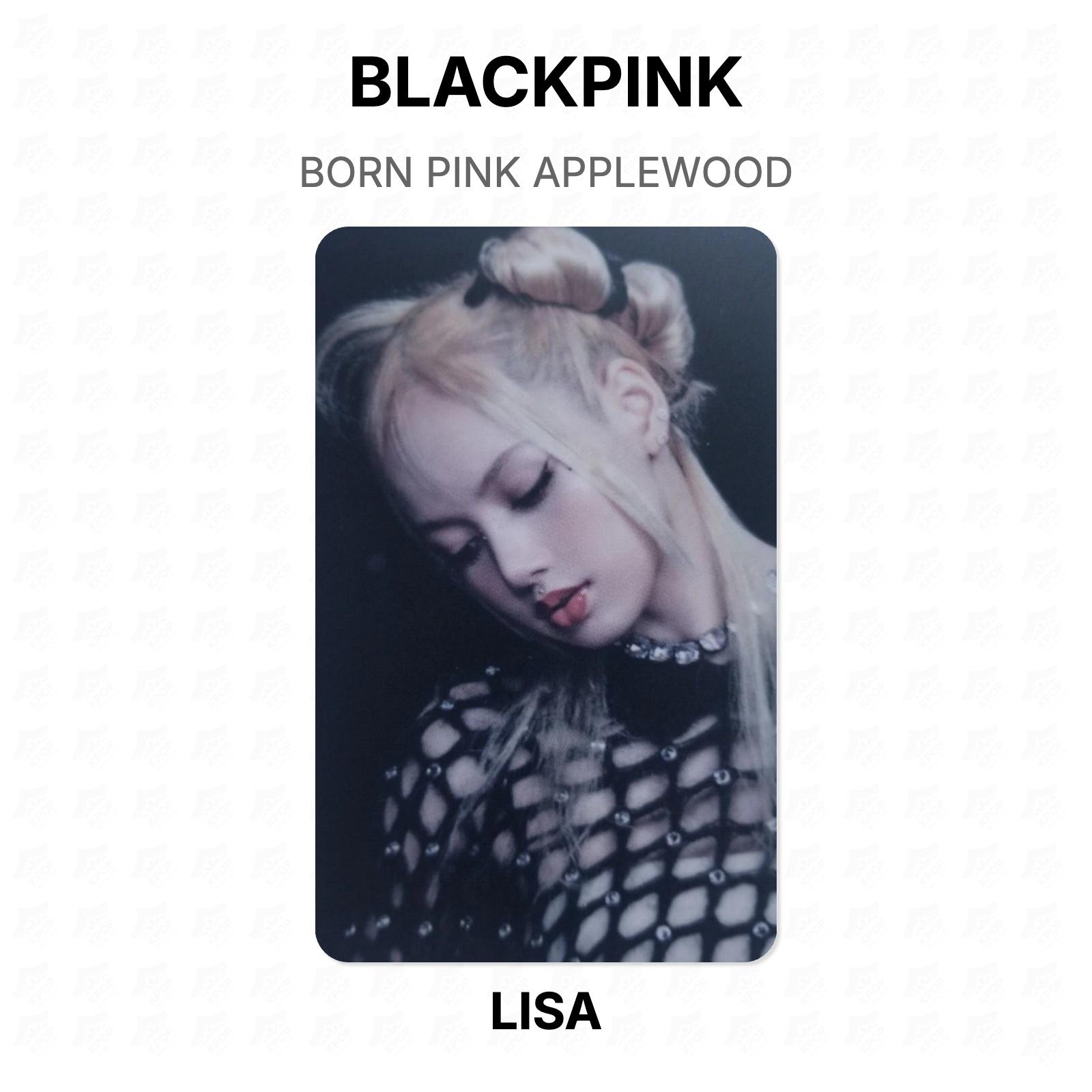 BLACKPINK BORN PINK APPLEWOOD Official Photocard LISA