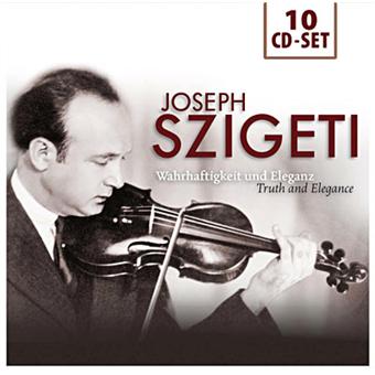 CD JOHANN SEBASTIAN BACH GEORG FRIEDR Joseph Szigeti Truth and Elegance 233371 NOT ON LABEL Europe Classical Used