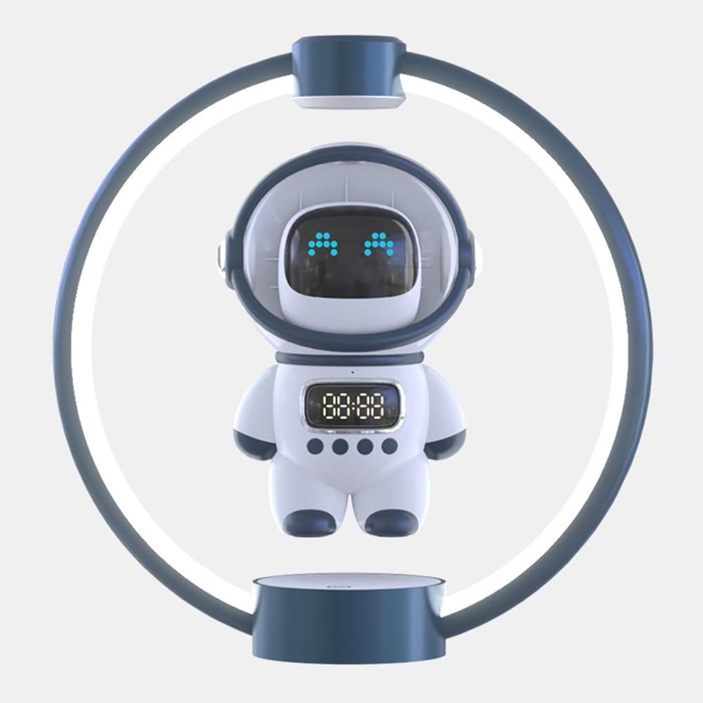 

CX-88016 Magnetic Levitating Astronaut Bluetooth-compatible Speaker FM Radio Night Lamp Support TF Card,EU Plug Blue